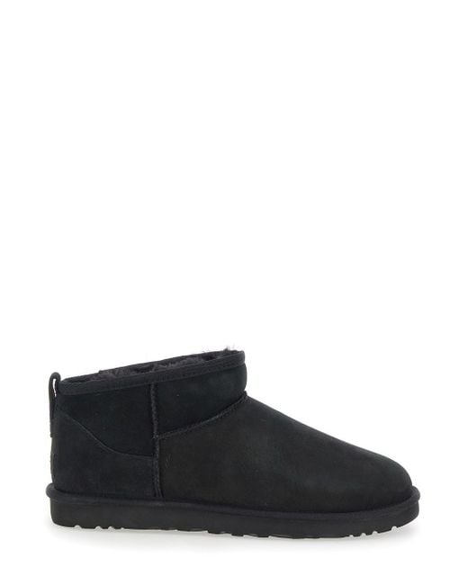 Ugg Black 'Ultra Mini' Boots for men