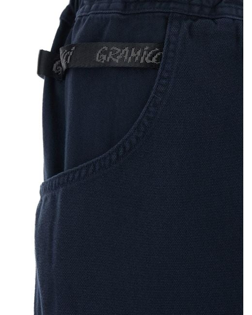 Gramicci Blue Trousers G105Ogt Cotton for men