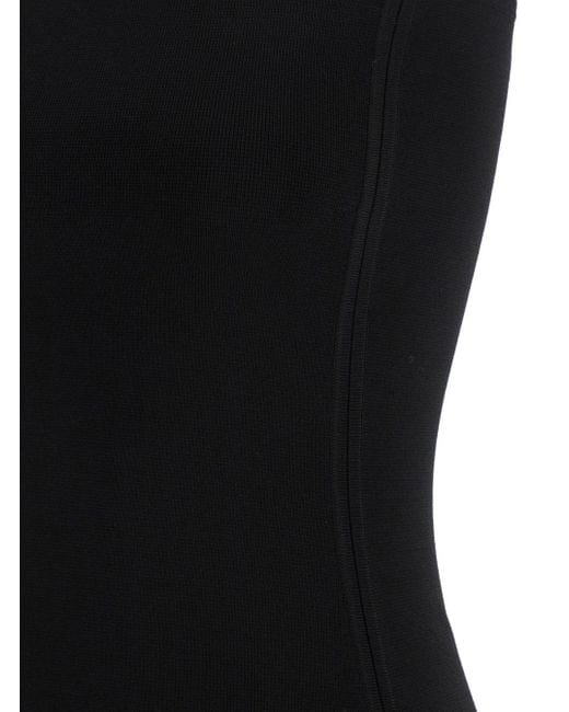 Totême  Black Off-Shoulder Fitted Top