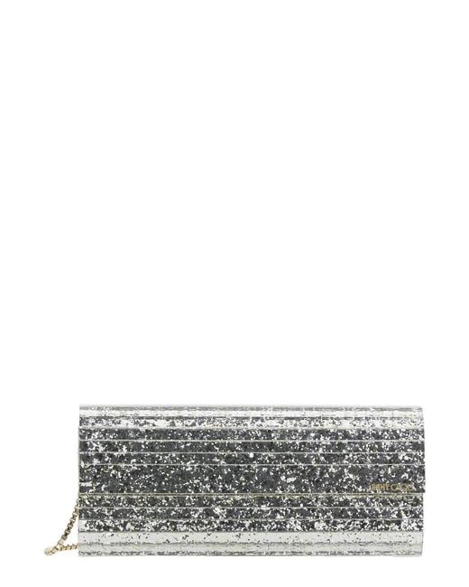 Jimmy Choo Gray Clutch Sweetie