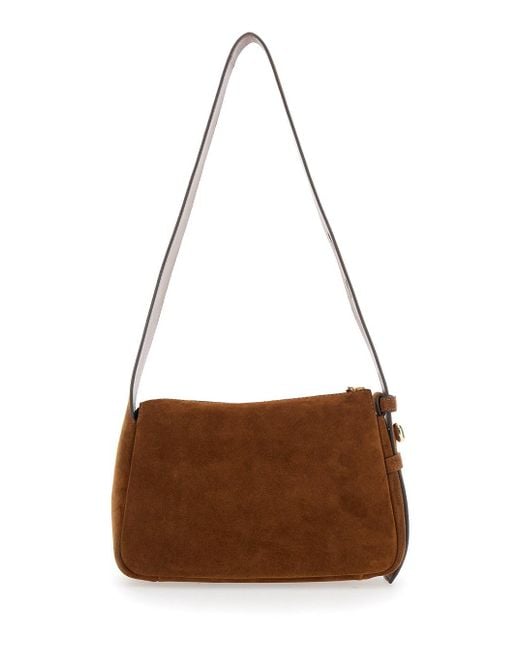 Tory Burch Brown Romy Small Shoulder Bag
