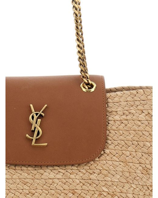 Saint Laurent Natural Shoulder Bag 'Ysl Bo Manon'