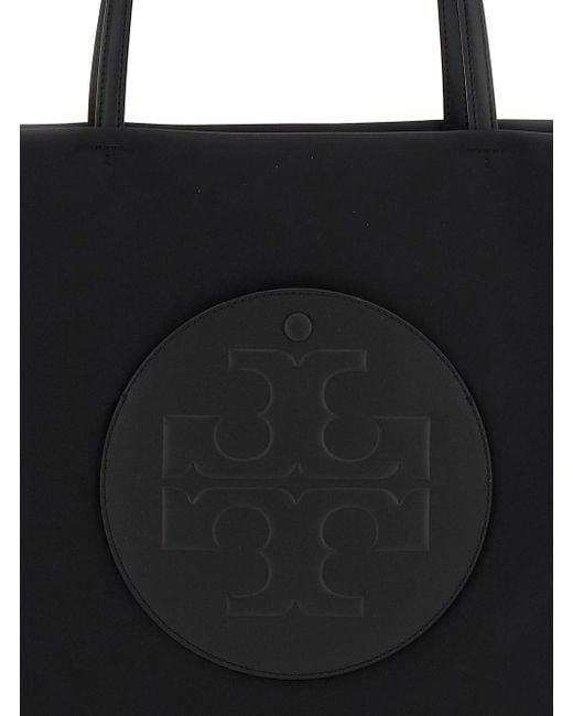 Tory Burch Black Tote Bag Ella Large Nylon