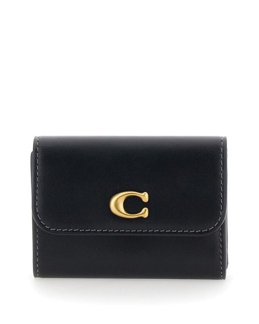 COACH Black Card Holder 'Essential'