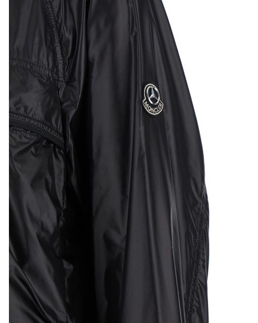 Moncler Genius Black 'Anubis' Jacket With Foldable Design And Iconic Logo Patch for men