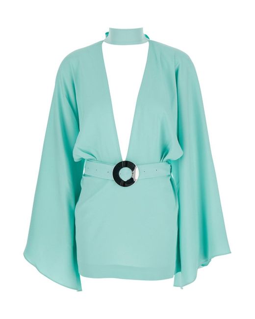 ‎Taller Marmo Green Florida' Light Mini Dress
