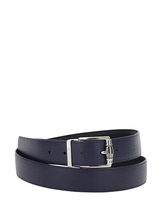 Ferragamo Gray Belt Double/Adjustable With Leather Buckle for men