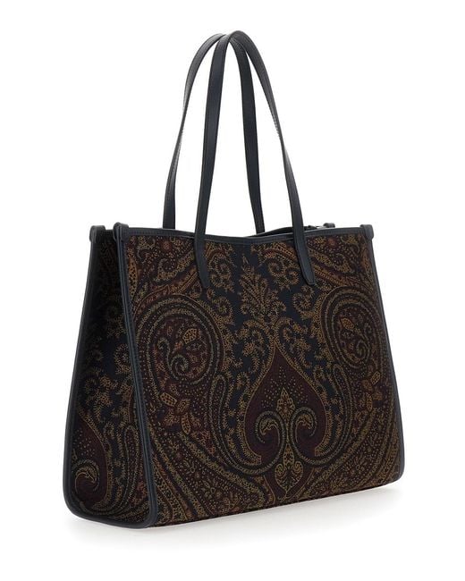 Shopping Lovtter L di Etro in Black