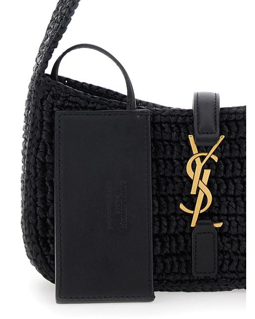 Saint Laurent Black 'Le 5 A 7' Mini Shoulder Bag With Single Shoulder