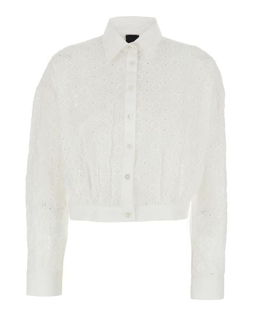 Pinko White Shirt Cotton