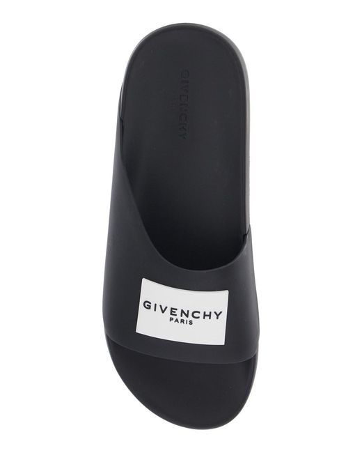 Givenchy Multicolor Sandals With Wide Band And Contrasting Logo Patch for men