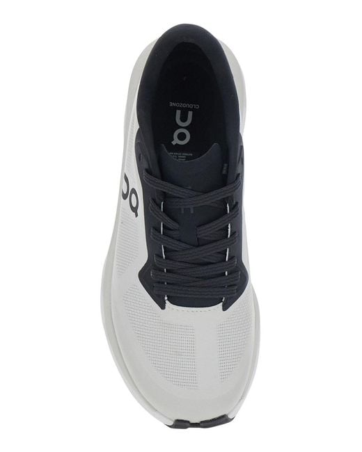 On Shoes White Cloudze Sneaker With Cushied Sole