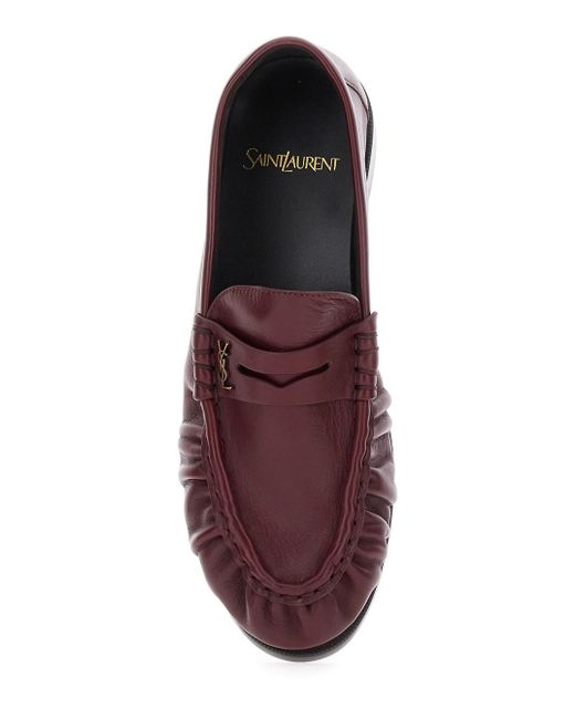 Saint Laurent Purple Le Loafer 15 Mocassin
