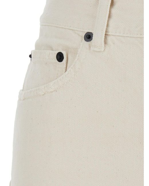 The Row Natural 'Fargo' Jwans With Five-Pocket Design