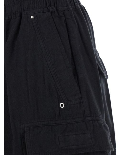 Rick Owens Black Relaxed Cargos for men