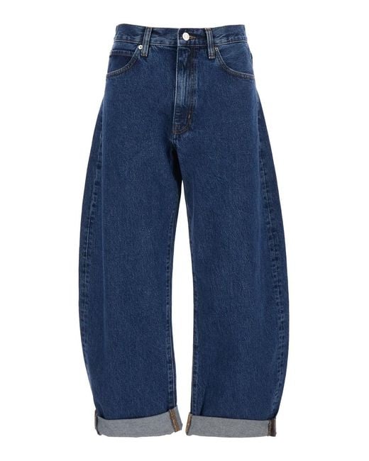 FRAME Blue Jeans The Bubble Denim