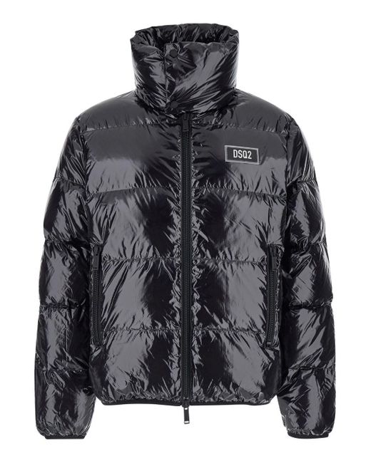 DSquared² Black Down Jacket for men