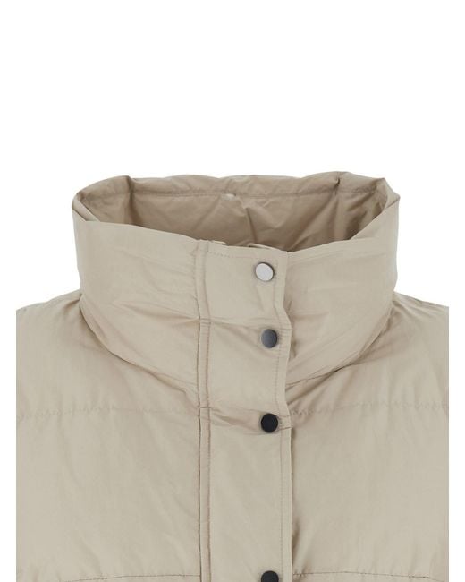 Brunello Cucinelli Gray Puffer Jacket