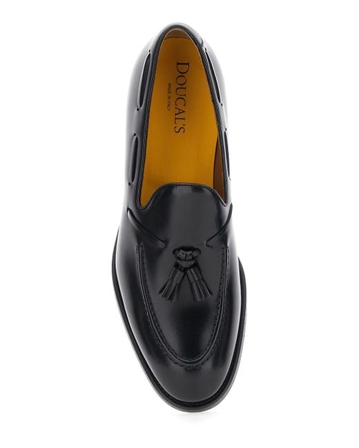 Mocassino Slip-On Con Dettaglio Nappina di Doucal's in White da Uomo