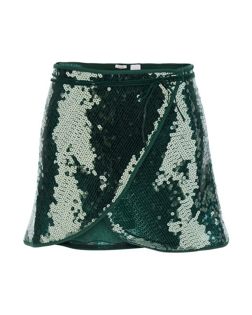 Oseree Green Skirt Marylin Tech Fabric
