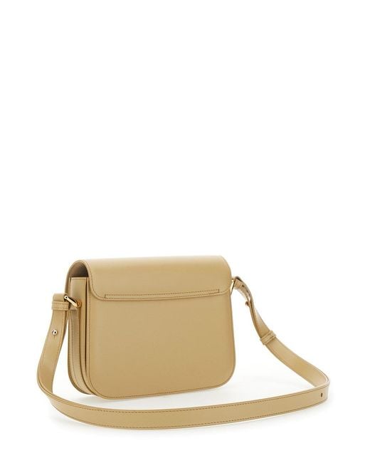 Borsa A Tracolla 'Grace' Piccola Con Tracolla Regolabile E Plac di A.P.C. in Natural