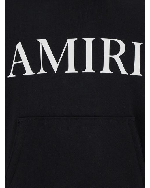 Amiri Blue Hoodie With Maxi Logo Lettering On The Front And Snake Pri for men