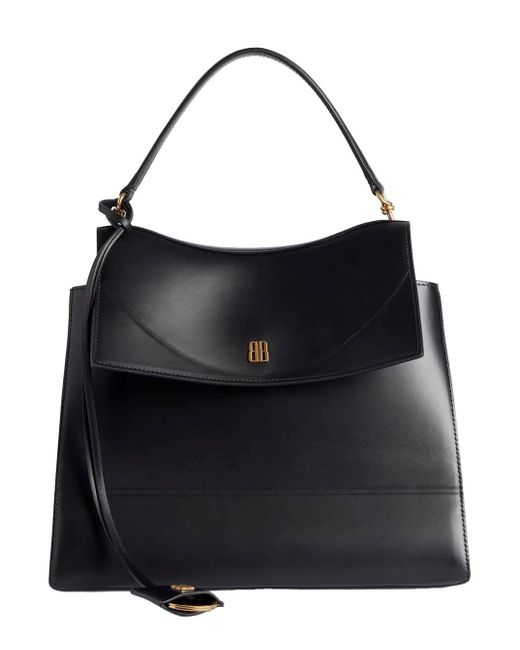 Borsa A Mano 'Nano' Media Con Tracolla Regolabile E Removib di Balenciaga in Black