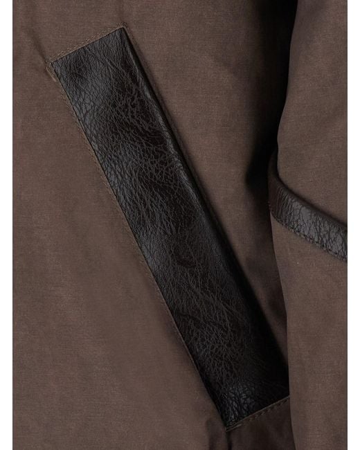 Isabel Marant Brown Jacket Olinka-Gc With High Collar And Long Sleeves