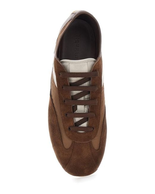 Sneakers 'Boxe' Low Top Con Dettagli Bicolore E Logo di McQueen in Brown da Uomo