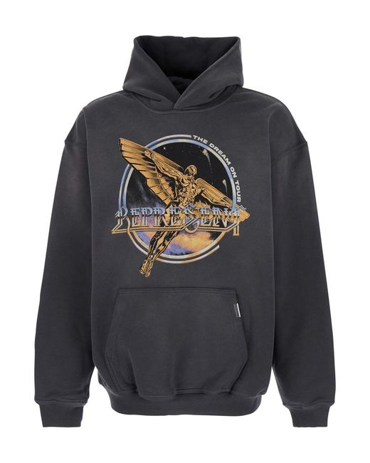 Represent Gray Sweatshirt With Graphic Print for men
