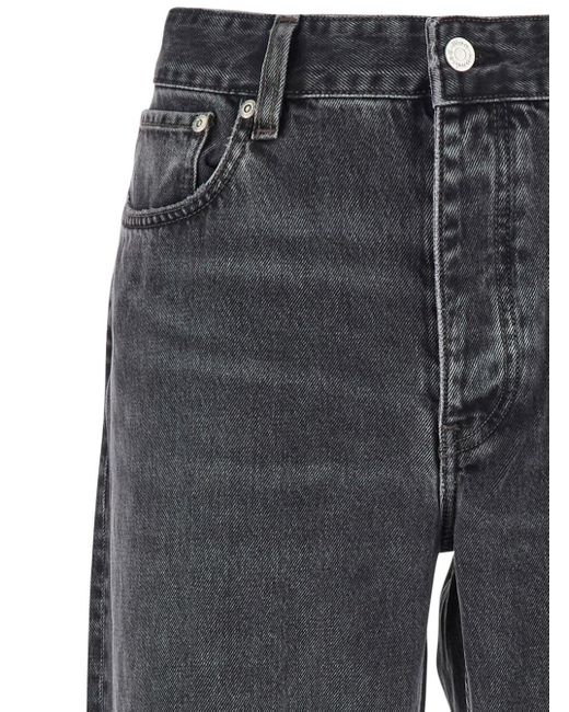Won Hundred Gray Jeans With Belt Loops for men