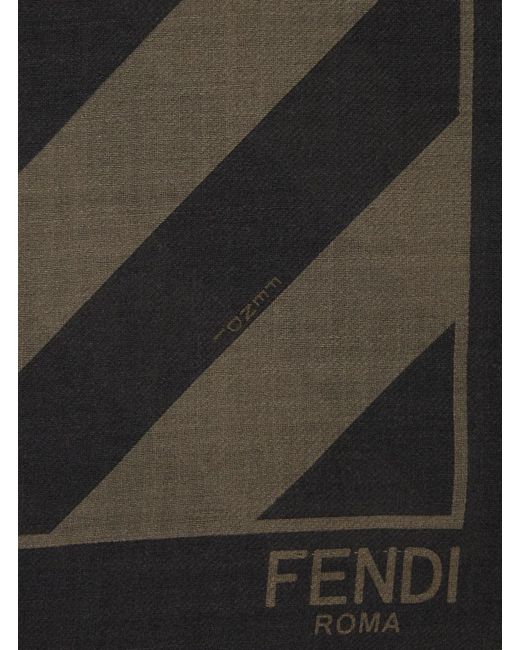 Fendi Black Scarfs for men