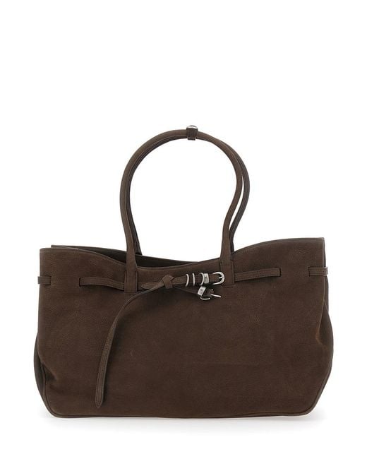 MARGE SHERWOOD Brown Grandma Used Bag Large