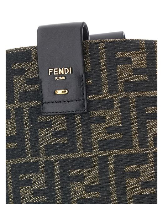 Fendi Black Knee-High Boots Filo