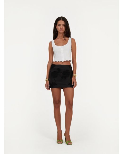 ROTATE BIRGER CHRISTENSEN Black Mini Skirt