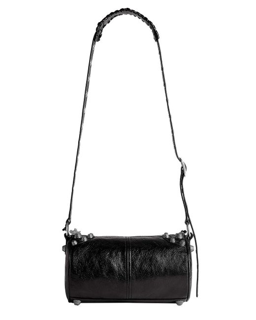 Balenciaga Black 'Le Cagole' Crossbody Bag With Studs for men