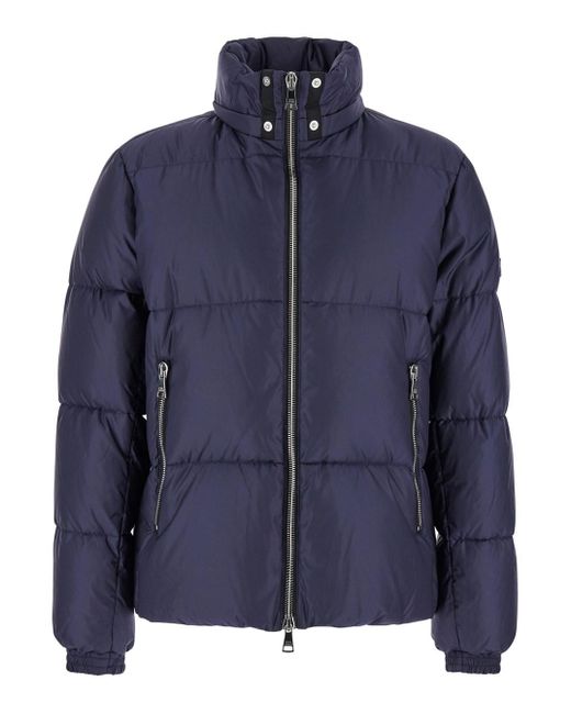 Tatras Blue Nylon Quilted Hooded Puffer Jacket for men