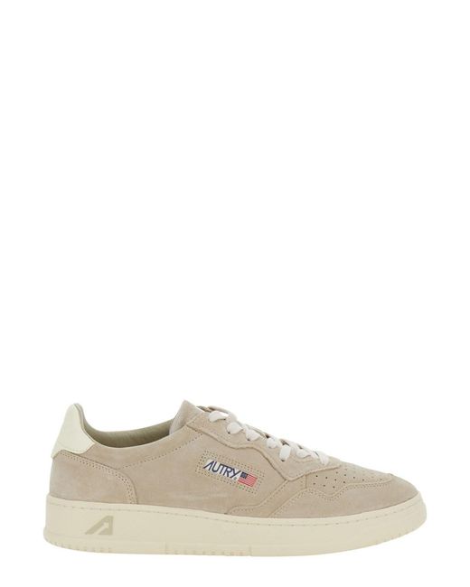 Autry Natural 'Medalist' Sneaker Low Top With Logo Patch On The Tongue A for men