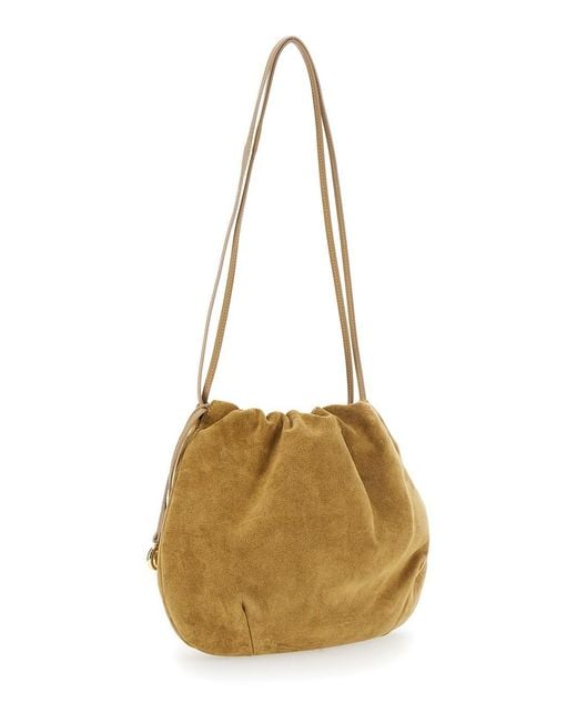 Clutch Con Charm E Chiusura A Coulisse di Liffner in Metallic