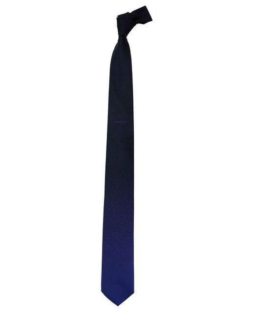 Cravatta Con Ricamo Logo di Ferragamo in Blue da Uomo