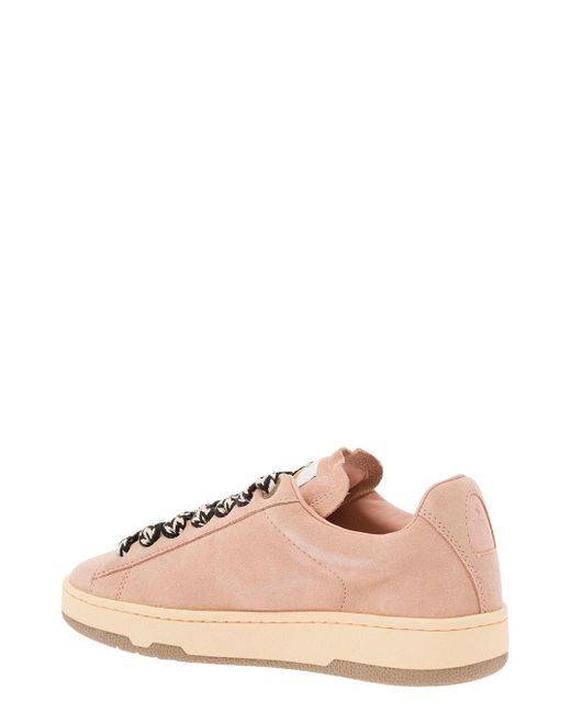 Lanvin Brown Sneakers Pink