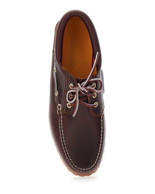 Timberland Brown Loafers Authentic Leather for men