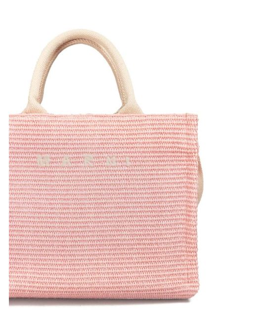 Marni Pink Small Tote Bag