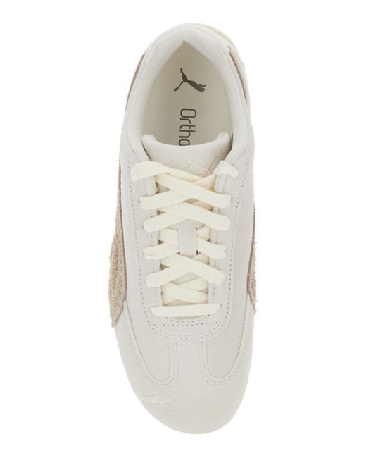 Sneaker 'Speedcat' Con Stampa Con Logo Sul Lato E Logo Lettering di PUMA in White