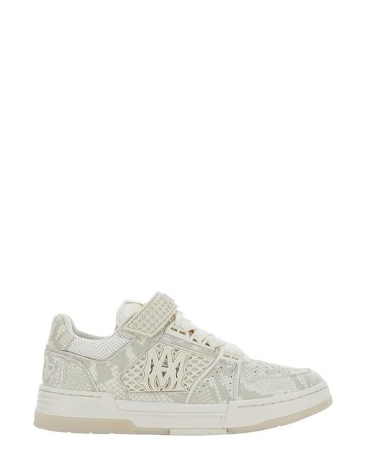Amiri White Sneakers With Contrast Details for men