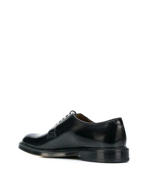Doucal's Black Lace-Up Shoes for men