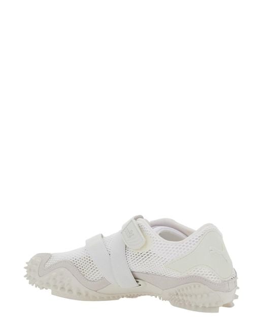 PUMA White 'Mostro' Low Top Sneaker