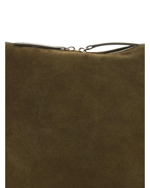 A.P.C. Green 'Vera' Shoulder Bag With Top Handle And Zip Closure