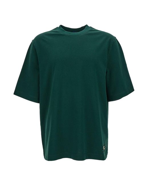 Burberry Green Dark Crew Neck T-Shirt for men