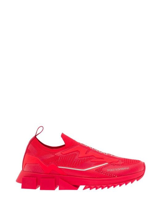 dolce gabbana red sneakers